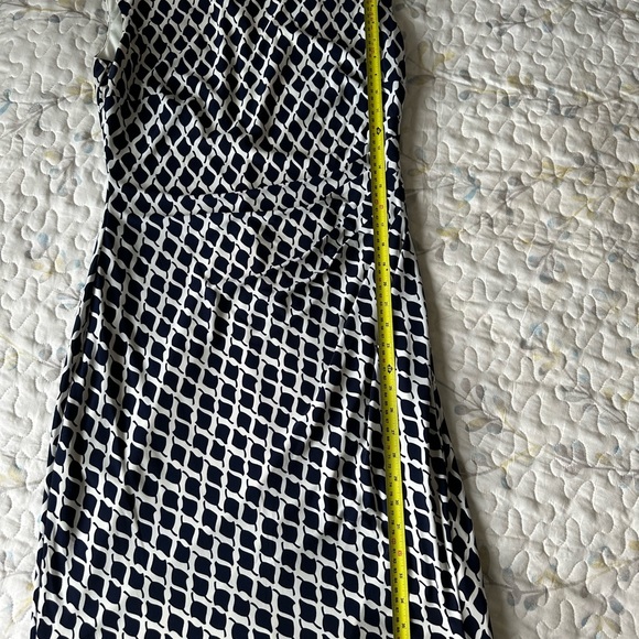 Lauren size 10 Navy and white dress - Picture 6 of 7